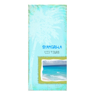 GC   Shangri-La Forever Turquoise Chubby Rack Card