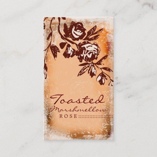 GC | Toasted Marshmellow Rose Business Card (Front)