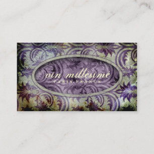 GC   Vin Millésimé   Purple Business Card