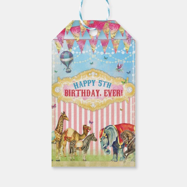 GC VINTAGE CIRCUS FAVOR TAG (Back)