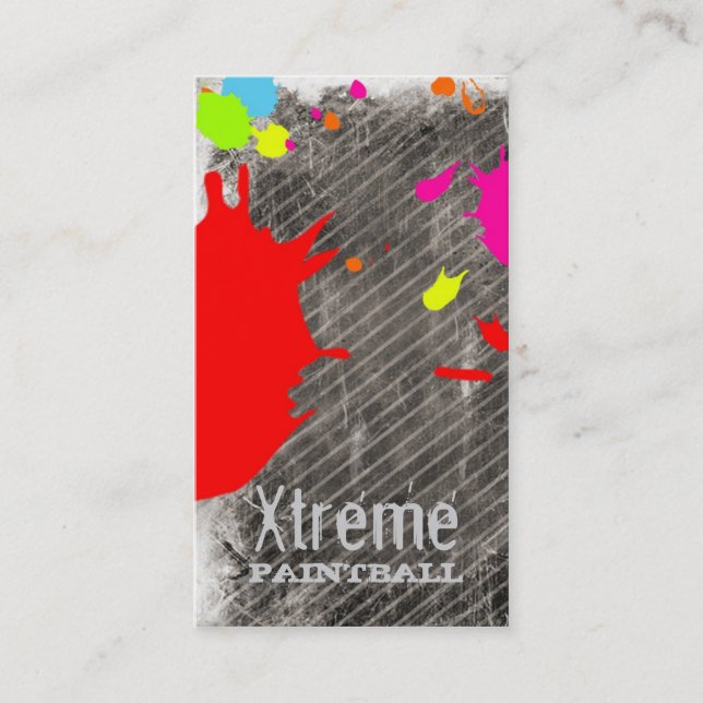 GC | Xtreme Paint Business Card (Front)