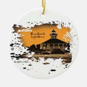 GCG Boca Lighthouse Ceramic Ornament