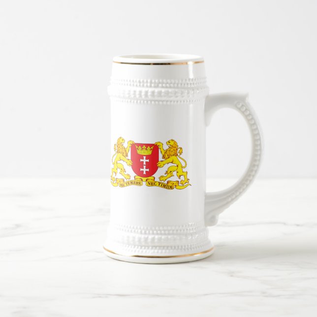Gdansk Coat of Arms (Danzig) Beer Stein (Right)