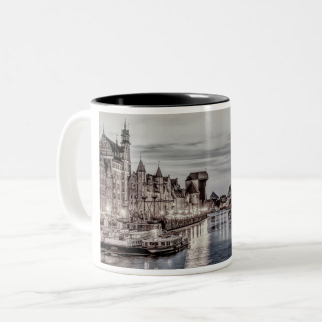 Gdansk Two-Tone Coffee Mug (Front Left)