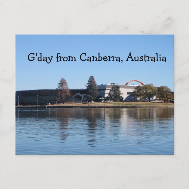 G'day from Canberra, Australia Postcard (Front)