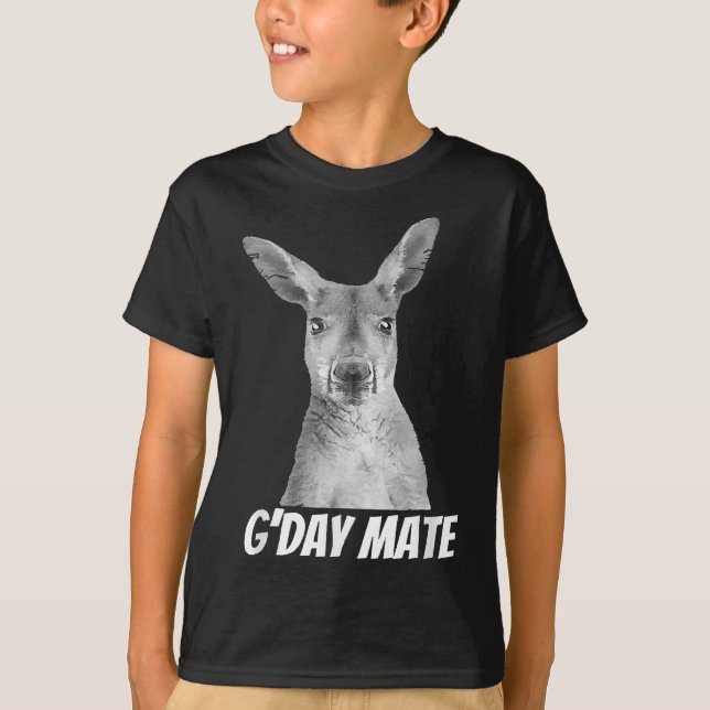 GDay Mate - T-Shirt australien Kangaroo (Devant)