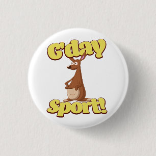 G'day Sport 1 Inch Round Button