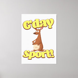 G'day Sport Canvas Print