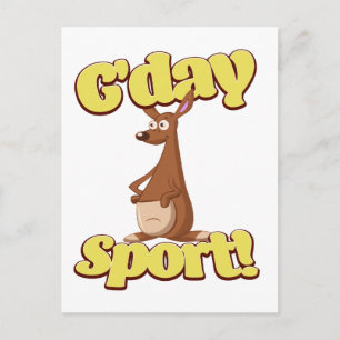G'day Sport Postcard