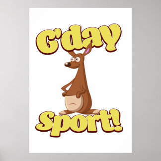 G'day Sport Poster