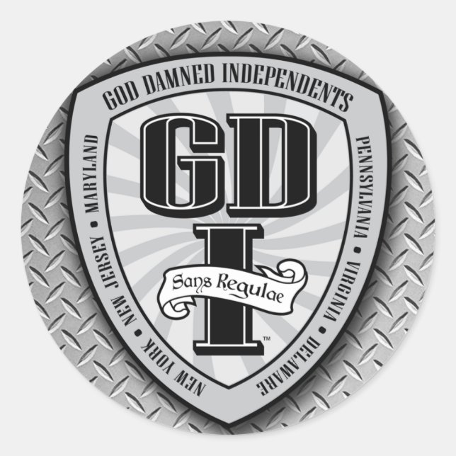 GDI Jumbo Stickers (Front)