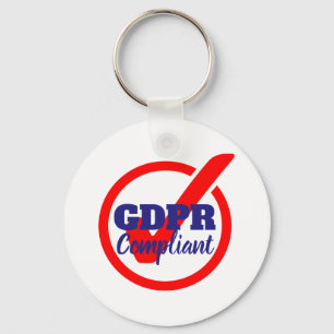 GDPR Compliant General Data Protection Regulation Keychain