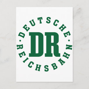 GDR / DDR Railway - Deutsche Reichsbahn Sign Postcard