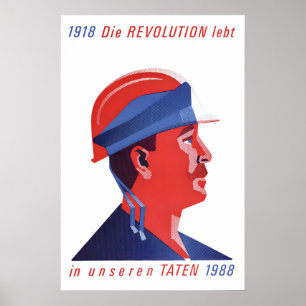 GDRDDR Poster The revolution lives in our actions