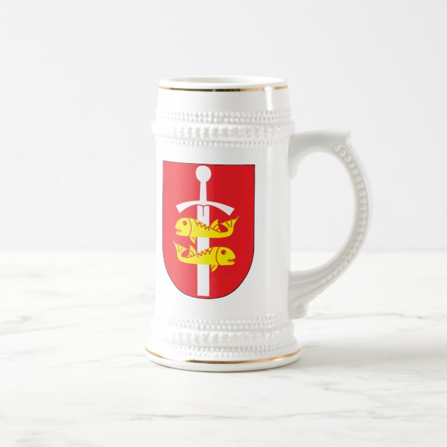 Gdynia Coat of Arms Beer Stein (Right)