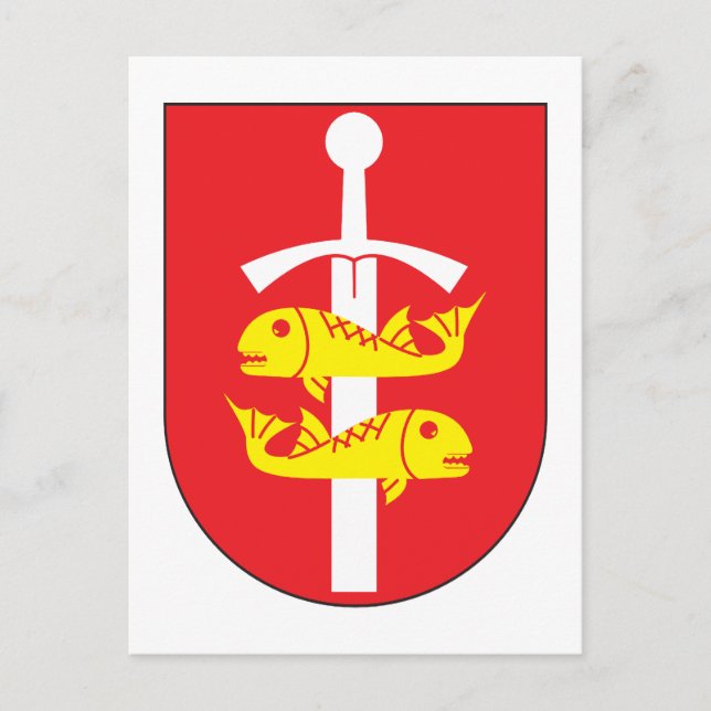 Gdynia Coat of Arms Postcard (Front)
