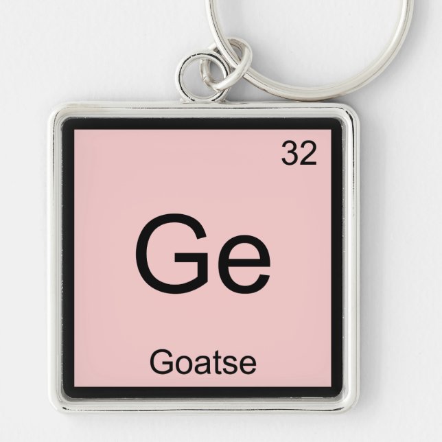 Ge - Goatse Chemistry Element Symbol Meme T-Shirt Keychain (Front)