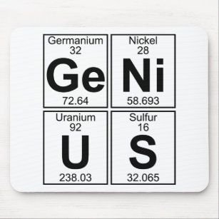 Ge-Ni-U-S (genius) - Full Mouse Pad