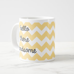 Géante "Bonjour là" tasse belle d'éléphant de Chevron