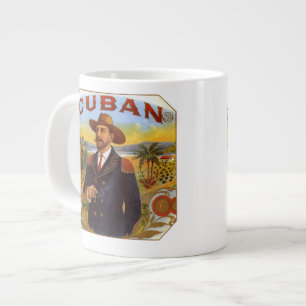 Géante J'aime la tasse cubaine de porcelaine tendre de