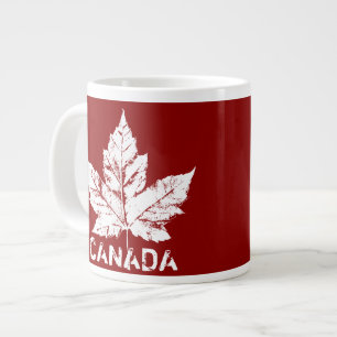 Géante Rétro tasse du Canada du Canada de café de tasse