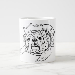 Géante Tasse anglaise de bouledogue