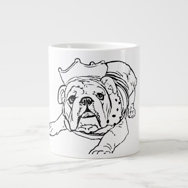 Géante Tasse anglaise de bouledogue (Devant)