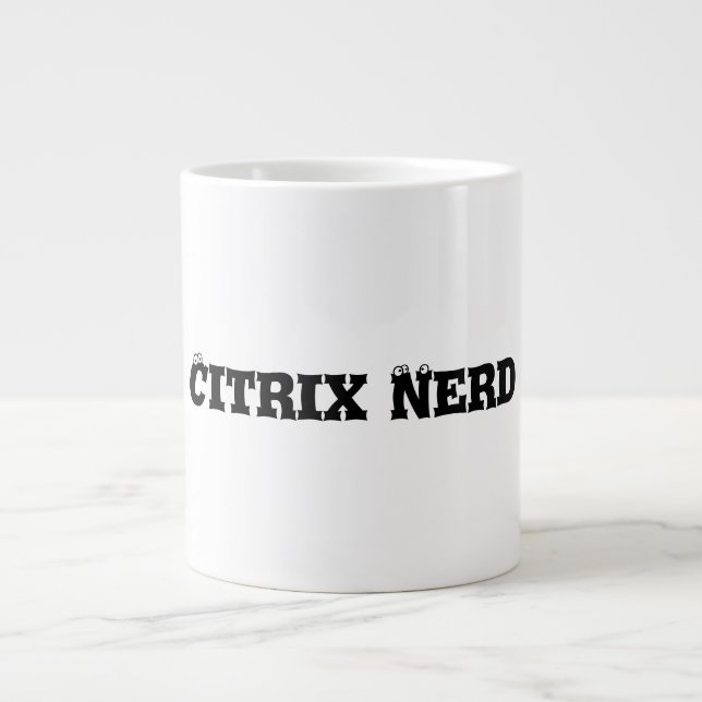 Géante Tasse de café nerd de Citrix (Devant)