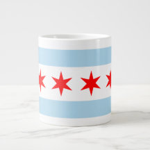 Tasse d'éléphant de drapeau de Chicago