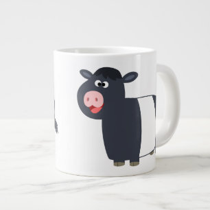 Géante Tasse d'éléphant de vache à Galloway ceinturée