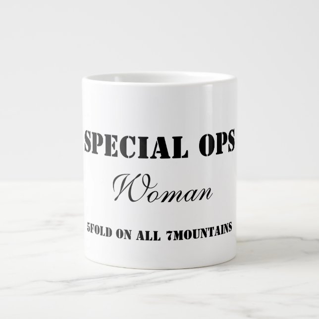 Géante Tasse spéciale de femme d'Ops (Devant)