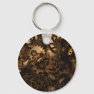 Gear Changer - Steampunk Gears & Cogs Keychain