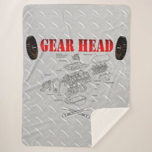 Gear Head Sherpa Blanket