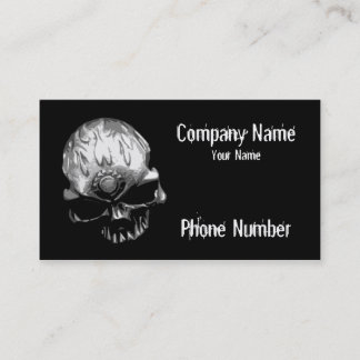 Gear Head Skull Business Card