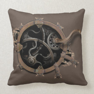 Gear Porthole Pillow - HIDDEN