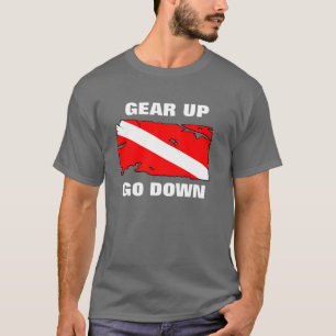 GEAR UP GO DOWN - Customized T-Shirt
