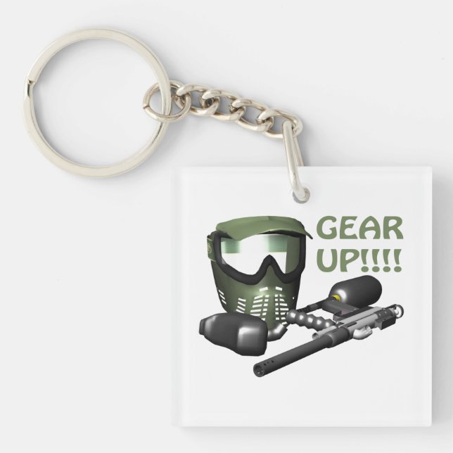 Gear Up Keychain (Front)