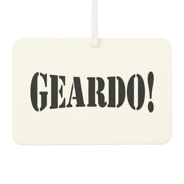 GEARDO! AIR FRESHENER (Front)