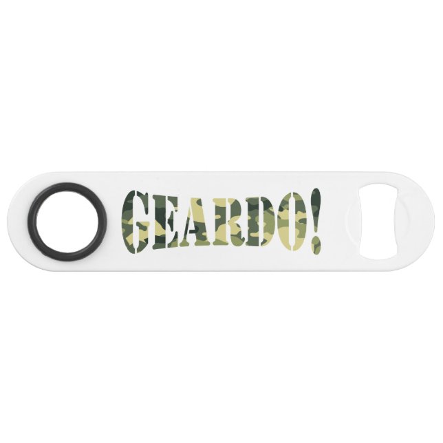GEARDO! CAMO / CAMOUFLAGE BAR KEY (Front (Horizontal))