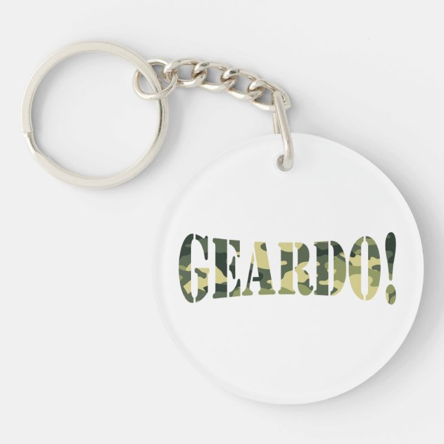 GEARDO! CAMO / CAMOUFLAGE KEYCHAIN (Front)