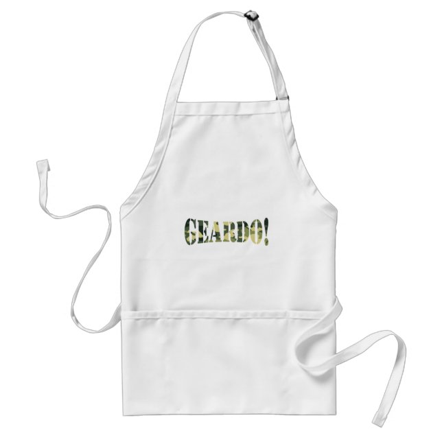 GEARDO! CAMO / CAMOUFLAGE STANDARD APRON (Front)