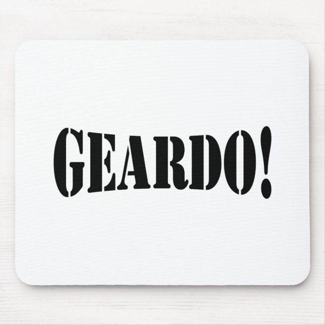 GEARDO! MOUSE PAD (Front)