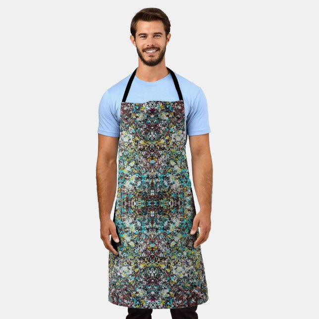 Geared Toward Abstract Art Design Lover  Apron (Worn)