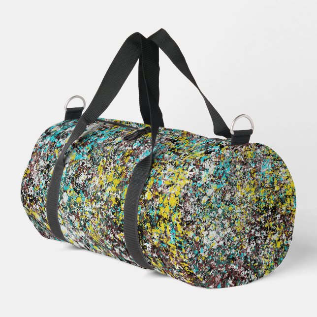 Geared Toward Abstract Art Design Lover Duffle Bag (Left Corner)
