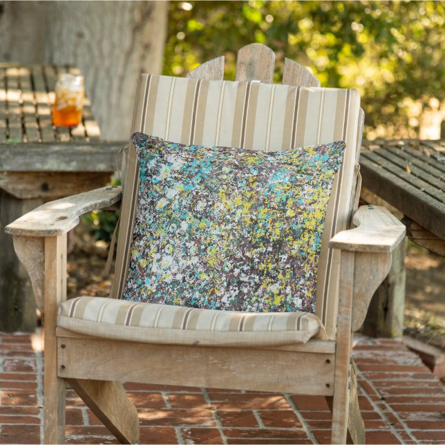 Geared Toward Abstract Art Design Lover Outdoor Pillow (Chair)