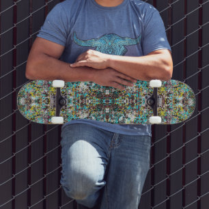 Geared Toward Abstract Art Design Lover Skateboard