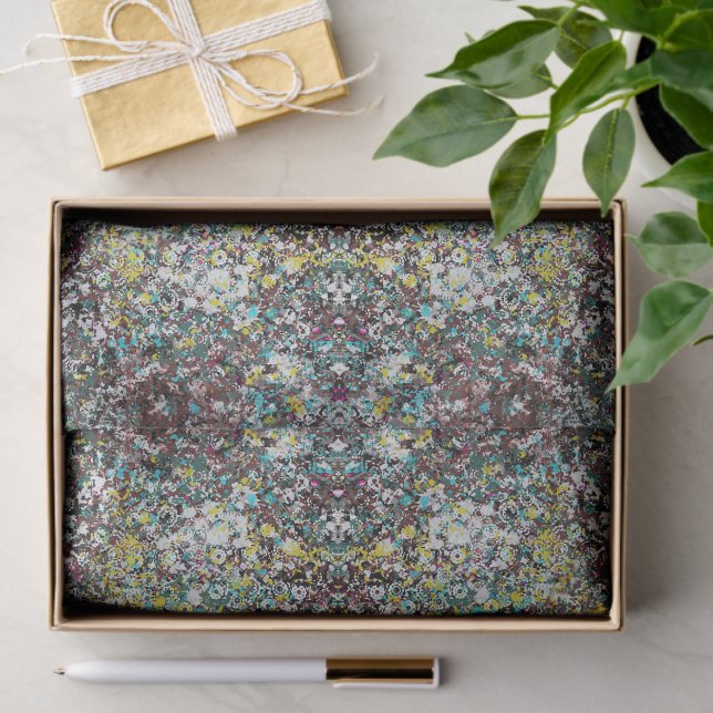 Geared Toward Abstract Art Design Lover  Tissue Paper (Gift)