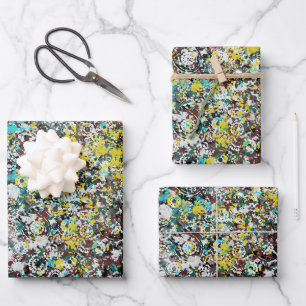 Geared Toward Abstract Art Design Lover Wrapping Paper Sheet