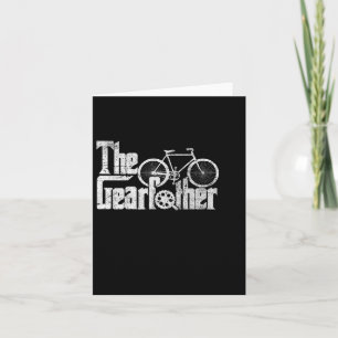 Gearfather Cycling Fathers Day Parody Gamer Dad Pa Card