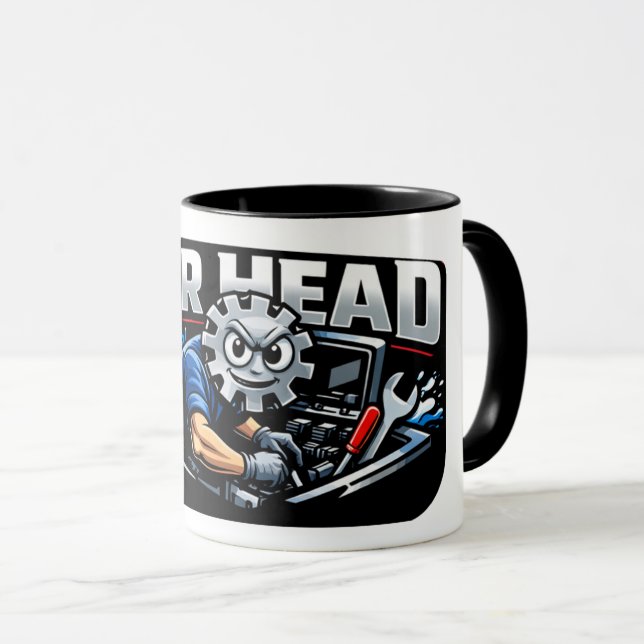 Gearhead Mechanics Mug (Front Right)